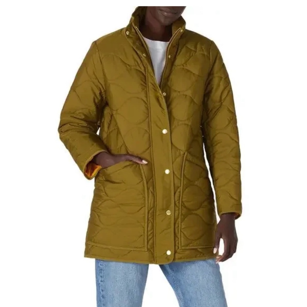 J. Crew Quilted cocoon puffer with PrimaLoft® Medium
